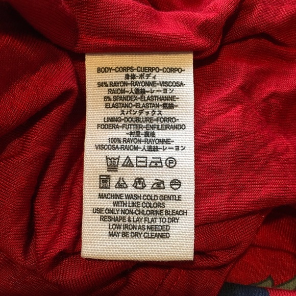 NWT FREE PEOPLE Midnight Garden Red Floral Maxi Dress - Picture 10 of 14